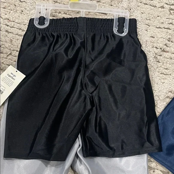 Garanimals kids Active Shorts Set - Black, Gray, and Blue set of 4 NWT - Picture 3 of 6